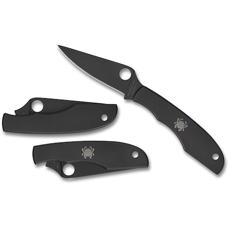 Spyderco 2023 Spyderco Reveal 6 Grasshopper Black Blade Plain Edge SPY-C138BKP